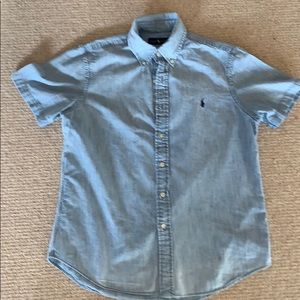 Ralph Lauren. Button-down. Chambray. M.